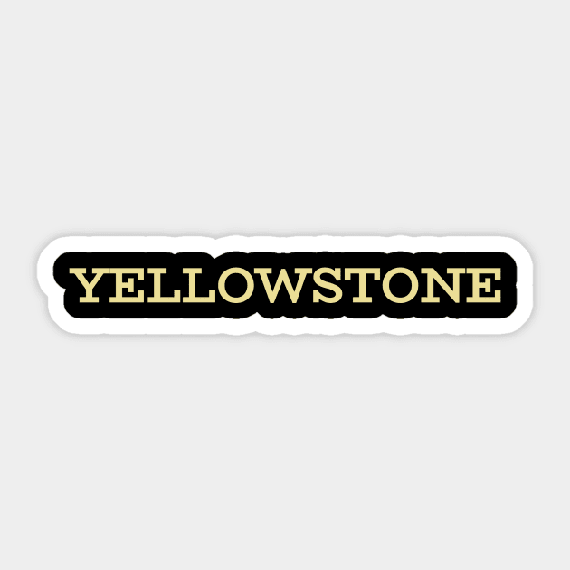 Yellowstone Sticker by RedRock